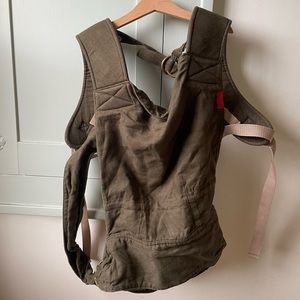 Sakura Bloom Scout 2019 Green Forest green detachable hood baby carrier linen